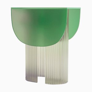 Lampada da tavolo Helia verde di Glass Variations