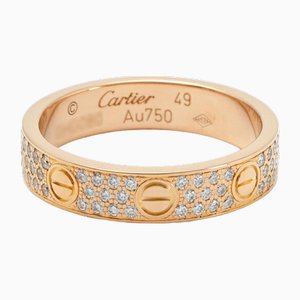 Fede nuziale Love in oro rosa di Cartier
