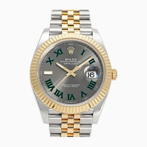 Reloj de pulsera con esfera verde pizarra de Rolex