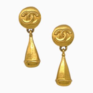 Dangle Earrings in Gold from Chanel, Set of 2