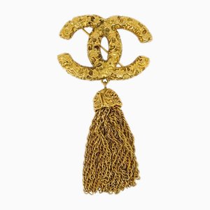 Fransen Brosche in Gold von Chanel