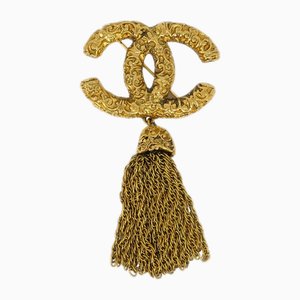 Spilla con frange in oro di Chanel