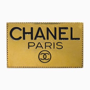 Plate Brooch Pin in Gold from Chanel