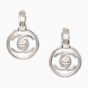Turnlock Dangle Earrings from Chanel, Set of 2