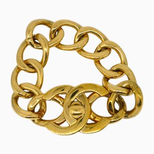 Pulsera Turnlock en oro de Chanel