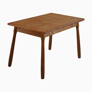 Modern Danish Dining Table in Birch attributed to Philip Arctander, 1940s