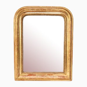 Espejo francés Louis Philippe antiguo de oro