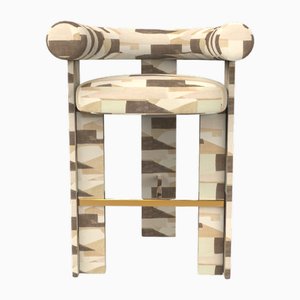 Collector Modern Cassette Bar Chair in Silt Fabric by Alter Ego