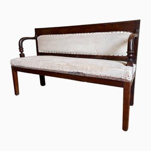 Antique French Bench Sofa, 1850s