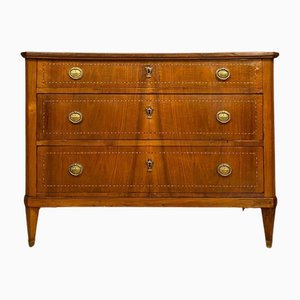 Louis XVI Mahogany and Marquetry Commode, 1850s