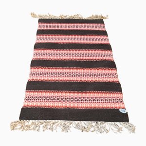 Swedish Handwoven Tablecloth/Rug in Wool, 20th Century