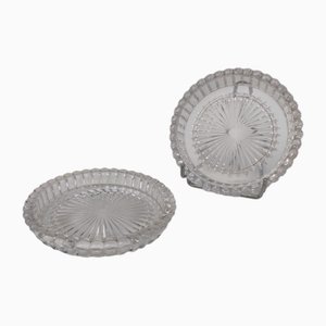 Crystal Bottle Coasters from Baccarat, 1920s, Set of 2