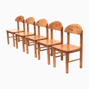 Rainer Daumiller Chairs attributed to Rainer Daumiller, 1970s, Set of 5