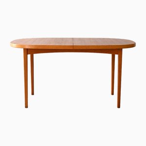 Teak Dining Table with Round Corners, 1960s