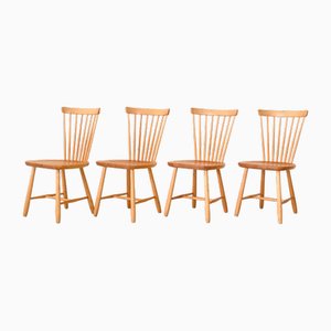 Chairs by Carl Malmsten Lilla Aland, 1960s, Set of 4