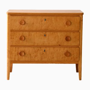 Teak Chest of Drawers with 3 Drawers and 3 Locks, 1960s