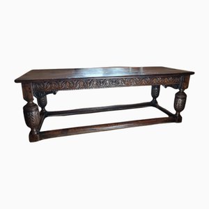 Late Elizabethan Oak Refectory Table, 1600s