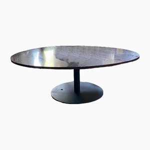 Big Round Steel Table