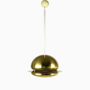 Brass & Optical Glass Nictea Pendant by Tobia & Afra Scarpa for Flos, 1970s, 1971