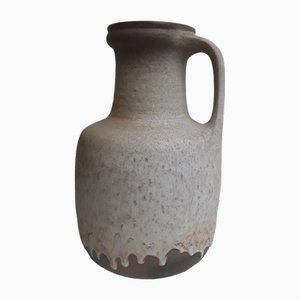 Vase Vintage en Céramique avec Poignée de Carstens, Allemagne, 1970s