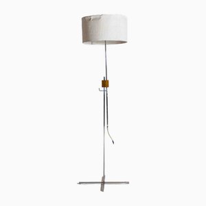 Lámpara de pie minimalista atribuida a Hans Eichenberger para Keller Metalbau, Alemania, 1960