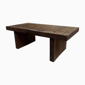 Tavolo basso minimalista in legno, periodo Taishō, Giappone, anni '20