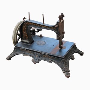 Kleine Nähmaschine aus Gusseisen von Junker & Ruh, 1890er