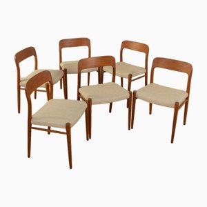 Dining Chairs attributed to Niels Otto (N. O.) Møller, 1950s, Set of 6