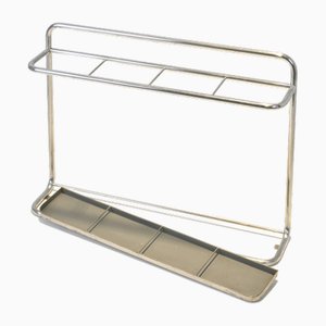 Industrial Steel Tube Umbrella Stand from Wohnbedarf, Switzerland, 1930s