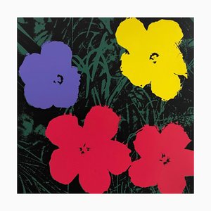 Domingo B. Mañana después de Andy Warhol, Flowers 11.73, Serigrafía