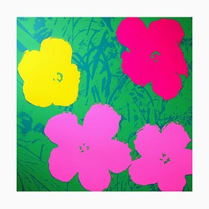 Domingo B. Mañana después de Andy Warhol, Flowers 11.68, Serigrafía