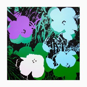 Domingo B. Mañana después de Andy Warhol, Flowers 11.64, Serigrafía