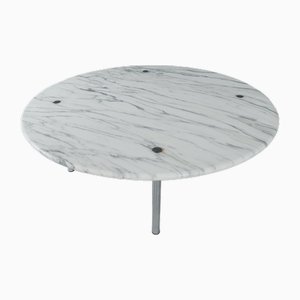 Tavolino da caffè in marmo di Carrara di Estelle & Erwin Laverne, USA, anni '50