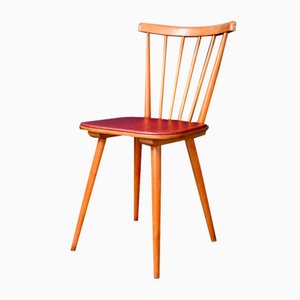 Skandinavische Vintage Stühle mit Kompass Beinen, 10 . Set