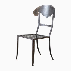 Vintage Wrought Iron Chair, Spain, 1970s