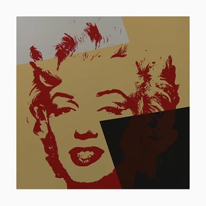 Sunday B. Morning after Andy Warhol, Golden Marilyn 44, Siebdruck