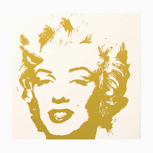 Sunday B. Morning after Andy Warhol, Golden Marilyn 41, Siebdruck