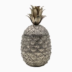 Silvered Pineapple Ice Bucket by Mauro Manetti Fonderie Darte, 1970s