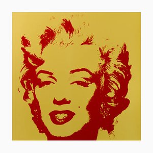 Domingo B. Mañana después de Andy Warhol, Golden Marilyn 40, Serigrafía