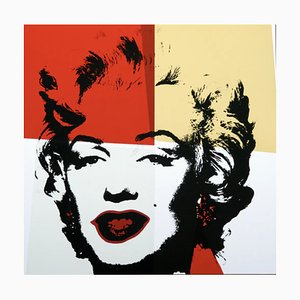 Sunday B. Morning after Andy Warhol, Golden Marilyn 38, Silkscreen Print