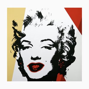 Sunday B. Morning after Andy Warhol, Golden Marilyn 37, Sérigraphie