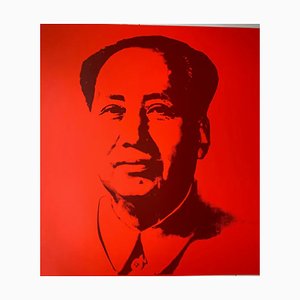 Domingo B. Mañana después de Andy Warhol, Mao Red, Serigrafía