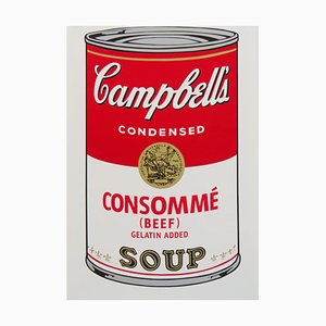 Sunday B. Morning after Andy Warhol, Campbell's Consomme Soup, serigrafia