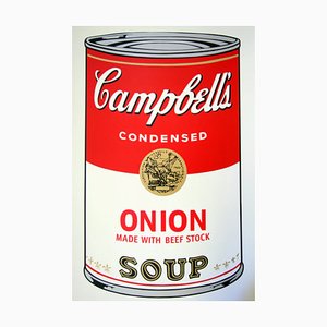 Domingo B. Por la mañana después de Andy Warhol, Campbell's Onion Soup, Serigrafía