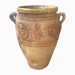 Glazed Terracotta Pot from Jaen, Spain