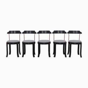 Postmodern Dining Chairs, 1980s, Set of 5
