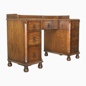 Schreibtisch mit Bun Legs & Schubladen von Waring & Gillow Ltd, Lancaster, 1930er