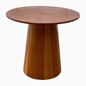 Swedish Modernist Pinewood Mushroom Side Table by Martin Åberg for Servex, 1960s