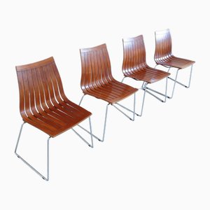 Tønnestav Dining Chairs by Kurt S Rungsøe for Tynes Møbelfabrikk, Norway, 1960, Set of 4
