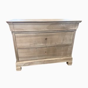 Italian Charles X Bleached Walnut Chest of Drawers